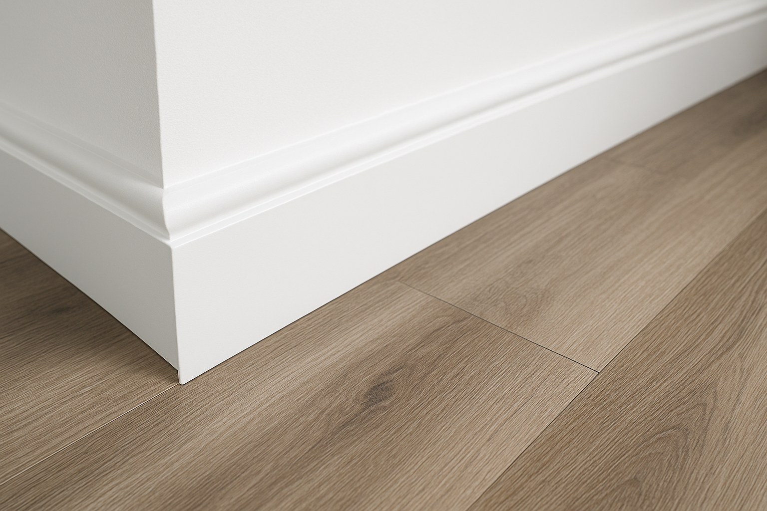 WHITE SKIRTING ON SPC