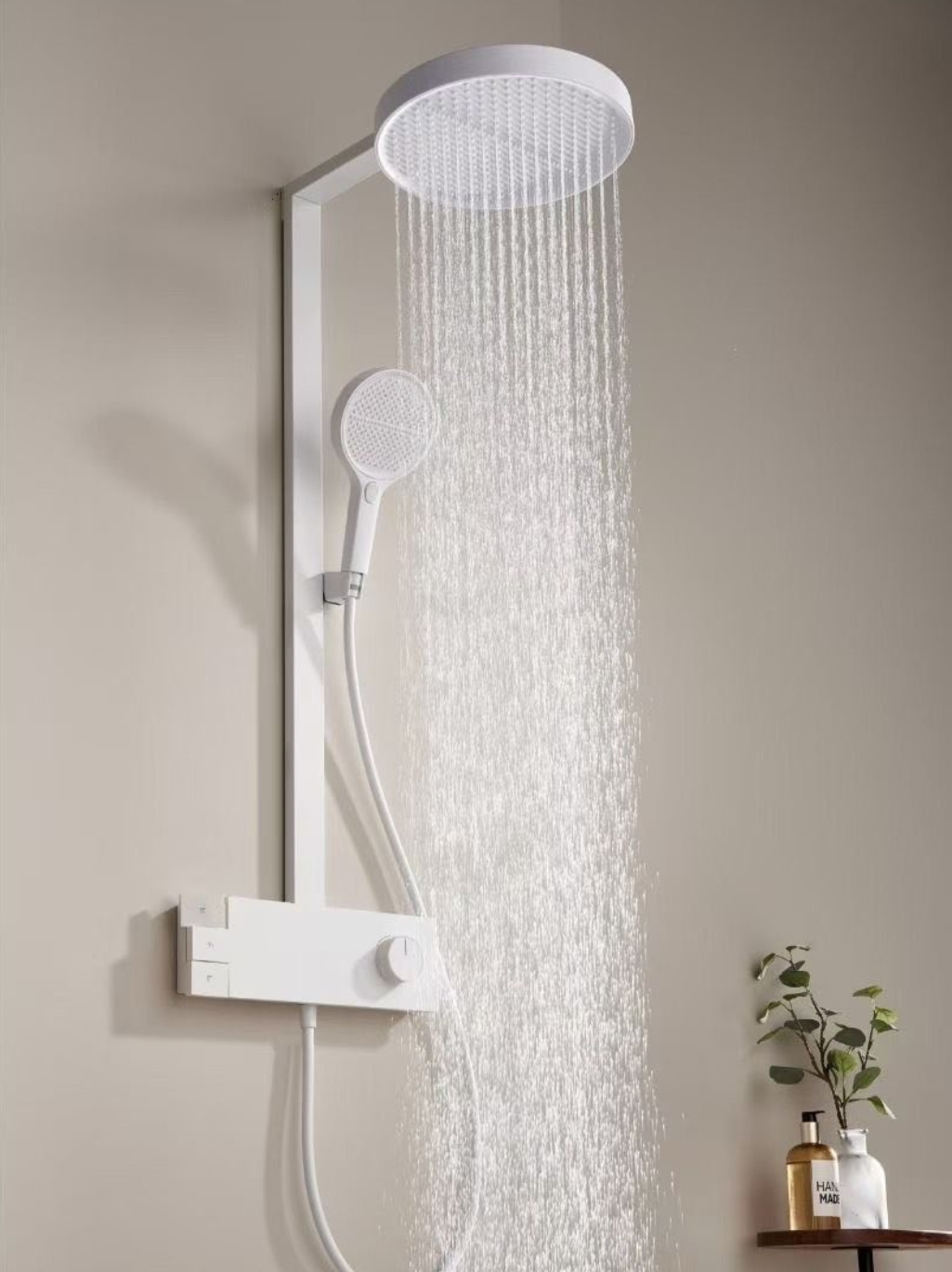 Lux White Shower